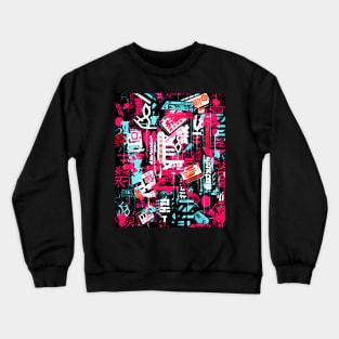 Japanese streatwear pattern Crewneck Sweatshirt